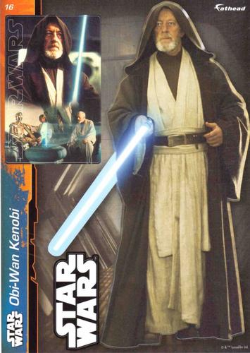 2014 Fathead Tradeables Star Wars #16 Obi-Wan Kenobi Front
