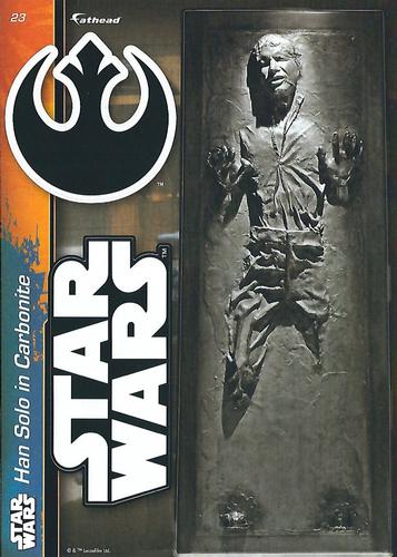 2014 Fathead Tradeables Star Wars #23 Han Solo in Carbonite Front