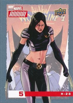 2016 Upper Deck Marvel Annual #5 X-23 Front