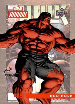 2016 Upper Deck Marvel Annual #45 Red Hulk Front