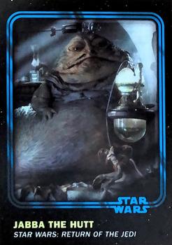 2016 Topps Star Wars Card Trader - Blue #9 Jabba The Hutt Front