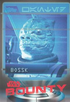 2016 Topps Star Wars Card Trader - Bounty #B-2 Bossk Front