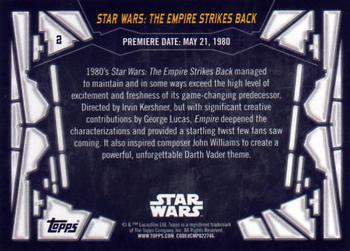 2017 Topps Star Wars 40th Anniversary #2 Star Wars: The Empire Strikes Back Back