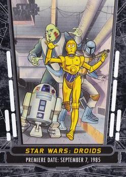 2017 Topps Star Wars 40th Anniversary #19 Star Wars: Droids Front