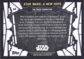 2017 Topps Star Wars 40th Anniversary #24 The Trash Compactor Back