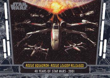 2017 Topps Star Wars 40th Anniversary #85 Rogue Squadron: Rogue Leader Released Front