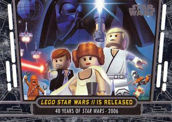 2017 Topps Star Wars 40th Anniversary #90 Lego Star Wars II is Released Front