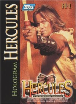 1996 Topps Hercules The Legendary Journeys - Holograms #H1 Hercules Back