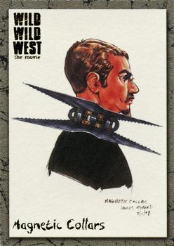 1999 Fleer Wild Wild West the Movie - Concept Sketches #S4 Magnetic Collars Front
