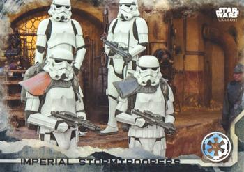 2016 Topps Star Wars Rogue One Series 1 - Death Star Black #20 Imperial Stormtroopers Front