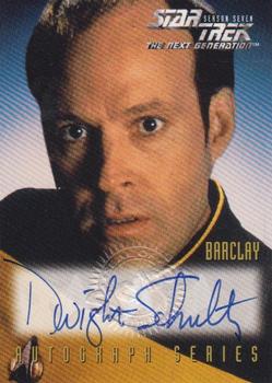 1999 SkyBox Star Trek: The Next Generation Season 7 - Autograph Series #A9 Dwight Schultz Front