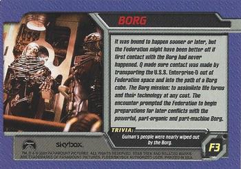 2000 SkyBox Star Trek The Next Generation Profiles - First Contacts #F3 Borg Back