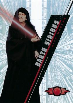 2016 Topps High Tek Star Wars - Pattern 3 (Second Death Star Reactor Core) #SW-13 Darth Sidious Front