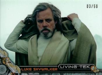 2016 Topps High Tek Star Wars - Living Tek #LT-2 Luke Skywalker Front