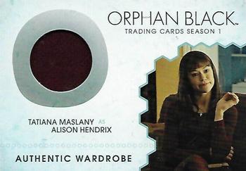 2016 Cryptozoic Orphan Black Season 1 - Wardrobe Relics #M03 Tatiana Maslany Front