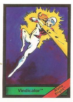 1987 Comic Images Marvel Universe I #50 Vindicator Front