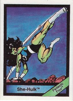 1987 Comic Images Marvel Universe I #56 She-Hulk Front