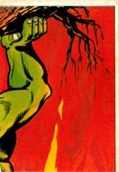 1984 Leaf Marvel Super Heroes Secret Wars Stickers #26 Incredible Hulk Front