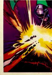 1984 Leaf Marvel Super Heroes Secret Wars Stickers #90 Doctor Doom Front