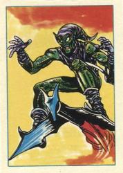 1984 Leaf Marvel Super Heroes Secret Wars Stickers #177 Green Goblin Front