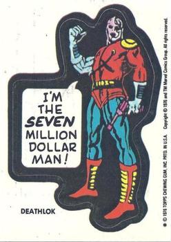 1976 Topps Marvel Super Heroes Stickers #NNO Deathlok Front