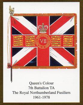 2005 Regimental Colours : The Royal Northumberland Fusiliers #4 Queen's Colour 7th Battalion 1961-1978 Front