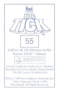 1995 Panini The Tick Stickers #55 Bad move, Neil! / Gasp Back
