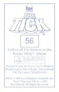 1995 Panini The Tick Stickers #56 Ah, well... No harm done. Back