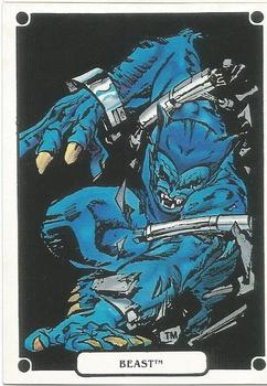 1988 Comic Images Marvel Universe IV Heroic Origins #4 Beast Front