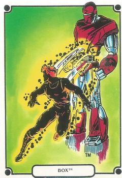 1988 Comic Images Marvel Universe IV Heroic Origins #7 Box Front