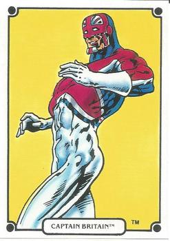 1988 Comic Images Marvel Universe IV Heroic Origins #11 Captain Britain Front