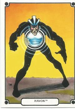 1988 Comic Images Marvel Universe IV Heroic Origins #33 Havok Front