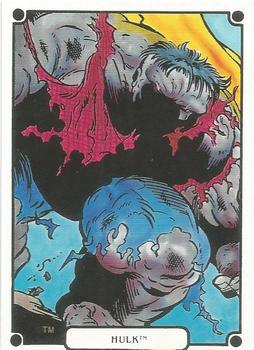1988 Comic Images Marvel Universe IV Heroic Origins #35 Hulk Front