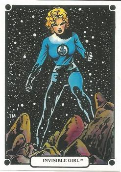 1988 Comic Images Marvel Universe IV Heroic Origins #38 Invisible Woman Front