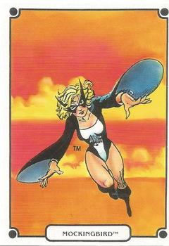 1988 Comic Images Marvel Universe IV Heroic Origins #51 Mockingbird Front