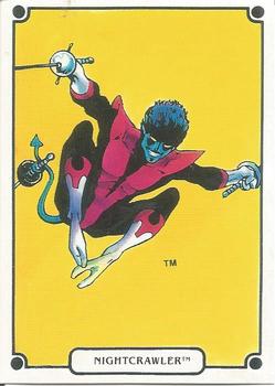 1988 Comic Images Marvel Universe IV Heroic Origins #55 Nightcrawler Front