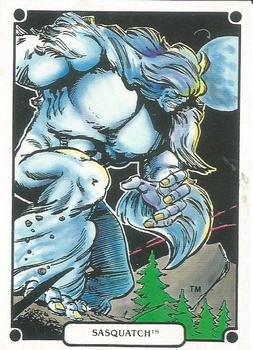 1988 Comic Images Marvel Universe IV Heroic Origins #65 Sasquatch Front