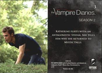 2013 Cryptozoic The Vampire Diaries Season 2 #3 Hate...the Beginning of a Love Story Back