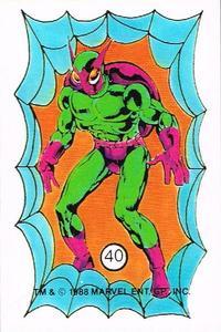 1988 Comic Images World of Spider-Man Stickers #40 Spider-Man Front