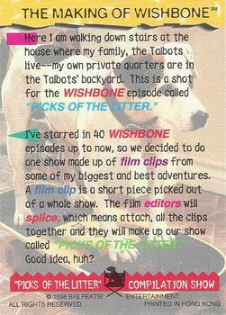1996 Wishbone #13 Pick of the Litter Back
