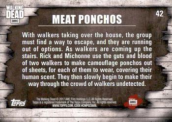 2017 Topps The Walking Dead Season 6 #42 Meat Ponchos Back