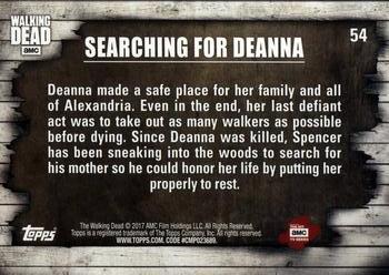 2017 Topps The Walking Dead Season 6 #54 Searching for Deanna Back