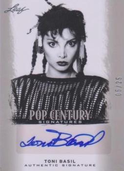 2012 Leaf Pop Century Signatures - Silver #BA-TB1 Toni Basil Front