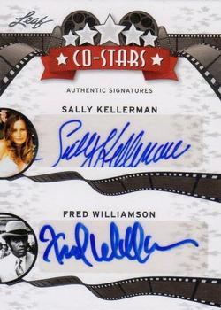 2012 Leaf Pop Century Signatures - Co-Stars #CS-SK1-FW1 Sally Kellerman / Fred Williamson Front