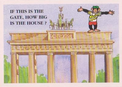 1997 Brooke Bond The Wonderful World of Kevin Tipps #10 The Brandenburg Gate Front