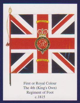 2005 Regimental Colours : The King's Own Royal Regiment (Lancaster) 1st Series #5 First or Royal Colour 4th Foot c.1815 Front