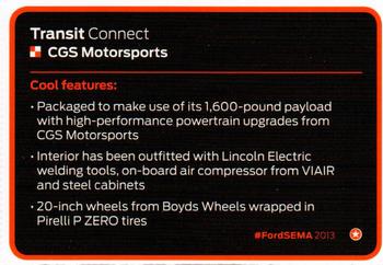 2013 #FordSEMA #NNO CGS Motorsports Back