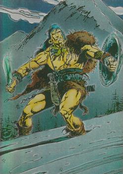 1995 Comic Images Conan Chromium III - MagnaChrome #M2 Winter Warrior Front