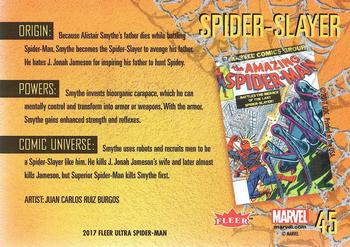 2017 Fleer Ultra Marvel Spider-Man #45 Spider-Slayer Back