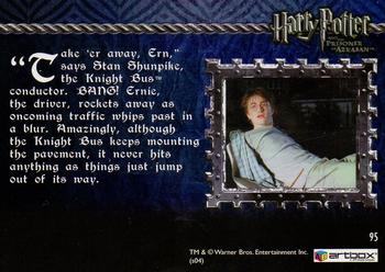 2004 ArtBox Harry Potter and the Prisoner of Azkaban Update Edition #95 A Bumpy Ride Back